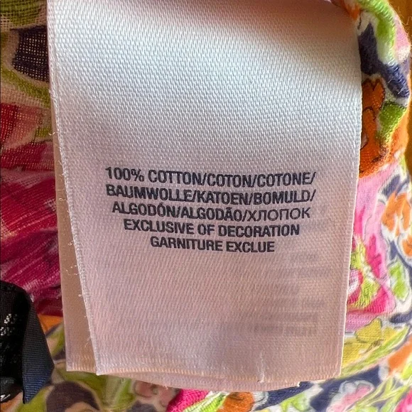 Ralph Lauren Baby Infant Multicolor Floral 100 % Cotton Pants 18 months - Picture 4 of 4